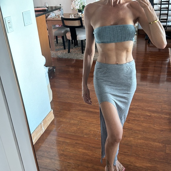 HELMUT Helmut Lang Kinetic Side Slit Maxi Skirt - Picture 5 of 5